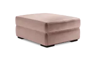 Edgewater Joya Light Pink Ottoman