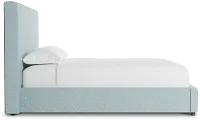 Grayton Elite Light Blue 54" Upholstered Platform Bed