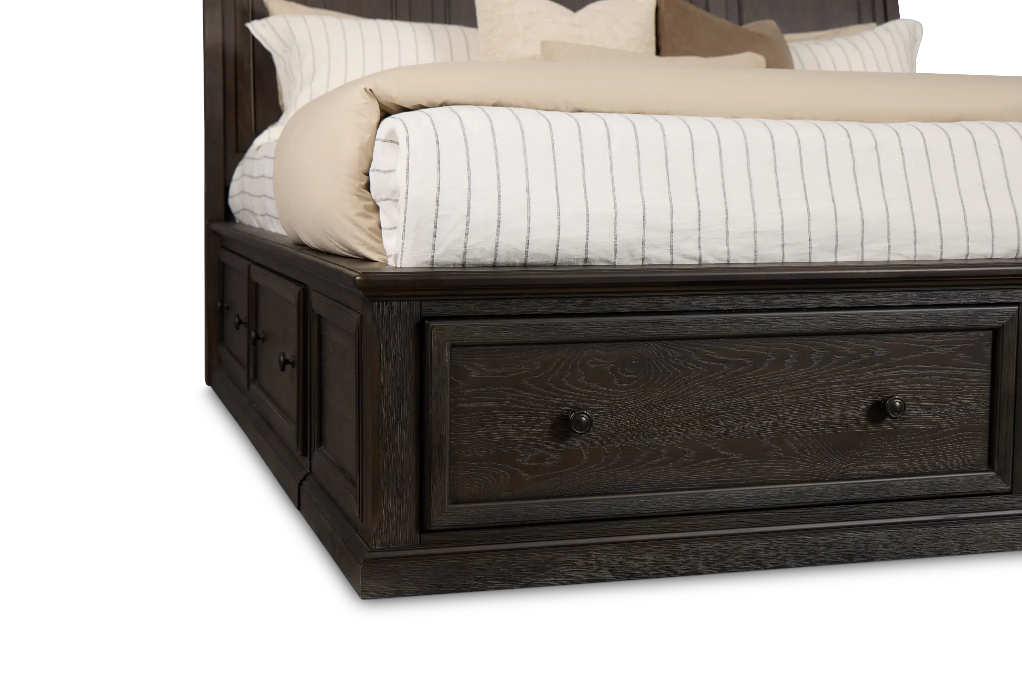 Galveston Dark Tone Sleigh Storage Bed Galveston Dark Tone Sleigh Storage Bed