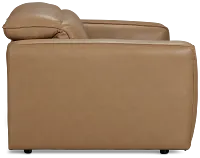 Ryland Brown Lthr/vinyl Power Reclining Sofa