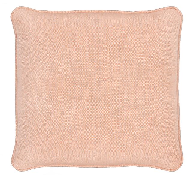 Moka Light Orange 18" Indoor/outdoor Accent Pillow