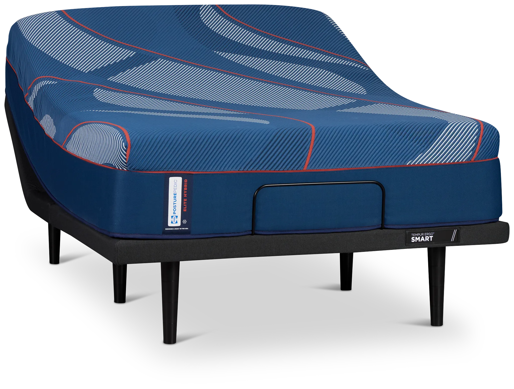 Posturepedic Elite Hybrid Brenham 2 Soft Ergo Smart Adjustable Mattress Set