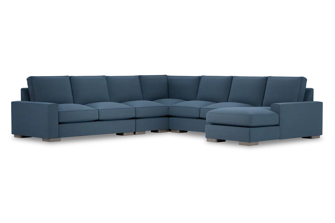 Edgewater Elite Blue Large Right Chaise Sectional Edgewater Elite Blue Large Right Chaise Sectional