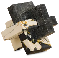 Eleanor Black Stone Tabletop Accessory