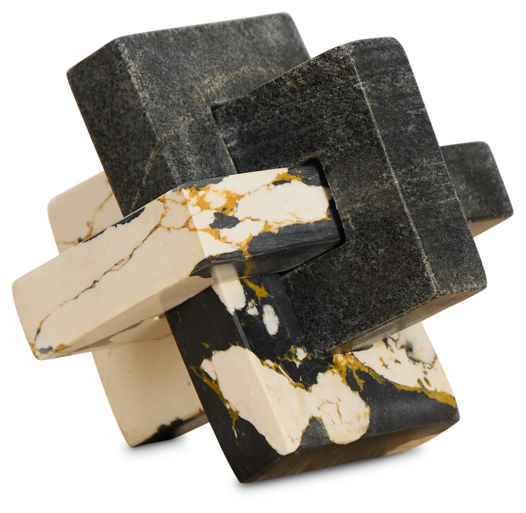 Eleanor Black Stone Tabletop Accessory