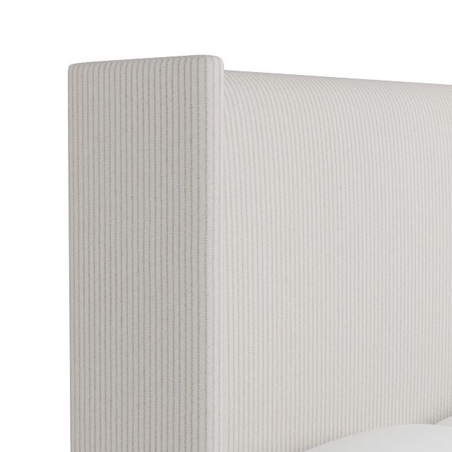 Captiva Lucy Light Beige 60" Upholstered Shelter Bed