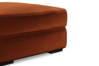 Edgewater Joya Orange Ottoman