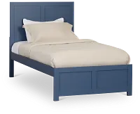 Charleston Dark Blue Panel Bed