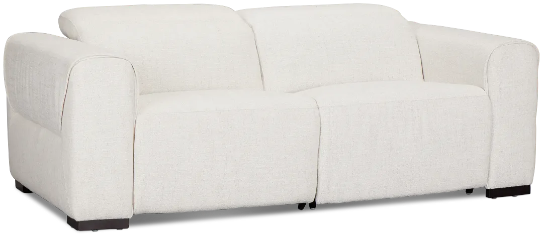 Ellis Light Beige Fabric Power Reclining Sofa