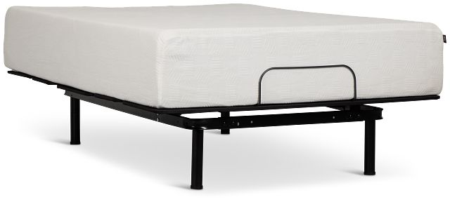 Rest & Renew By Zinus Gel Memory Foam Mattress 14" Plush Slat Adjustable Mattress Set