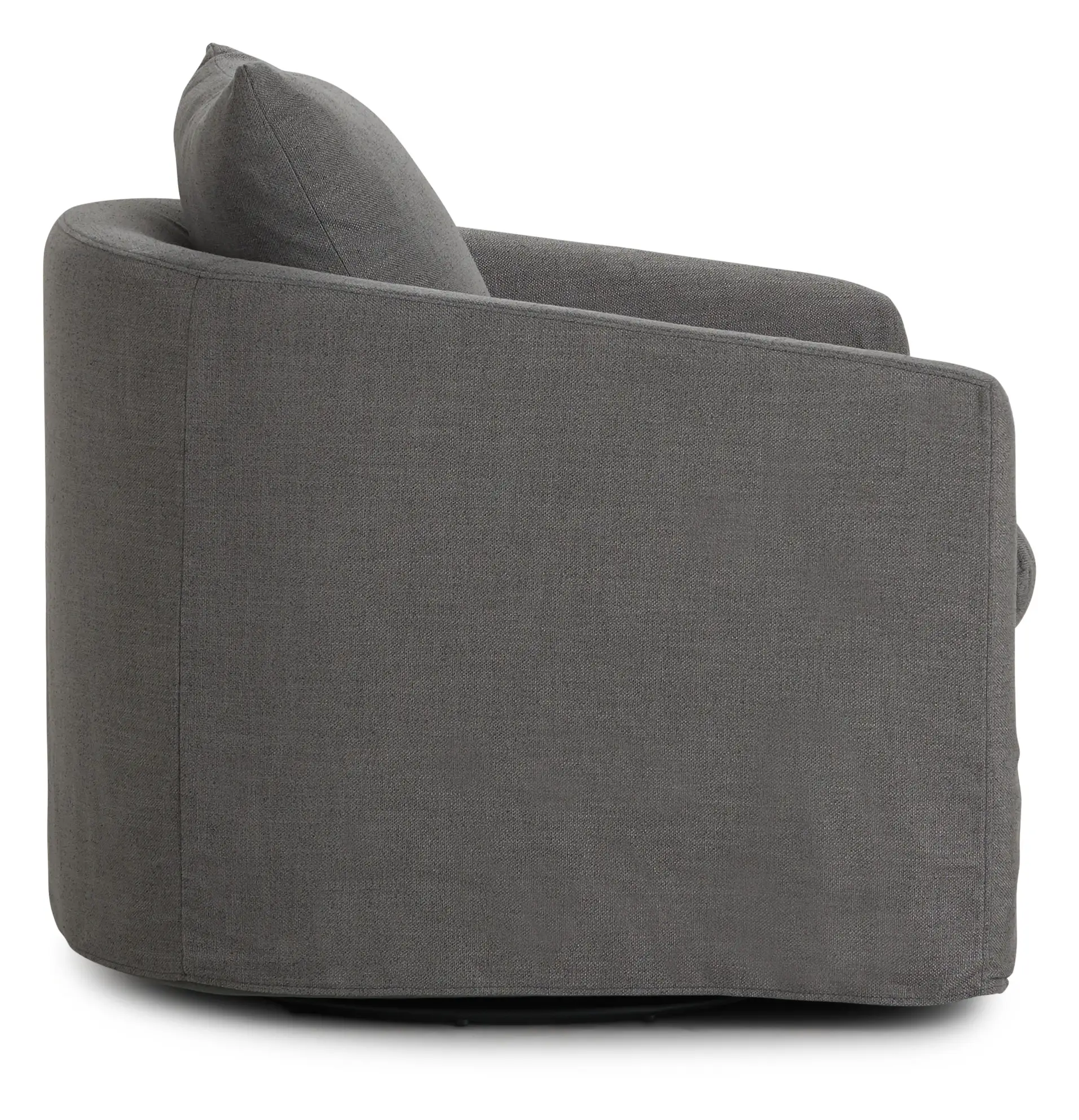 Willow Gray Fabric Swivel Chair Willow Gray Fabric Swivel Chair