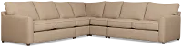 Tate Brown Fabric Large Two-arm Sectional