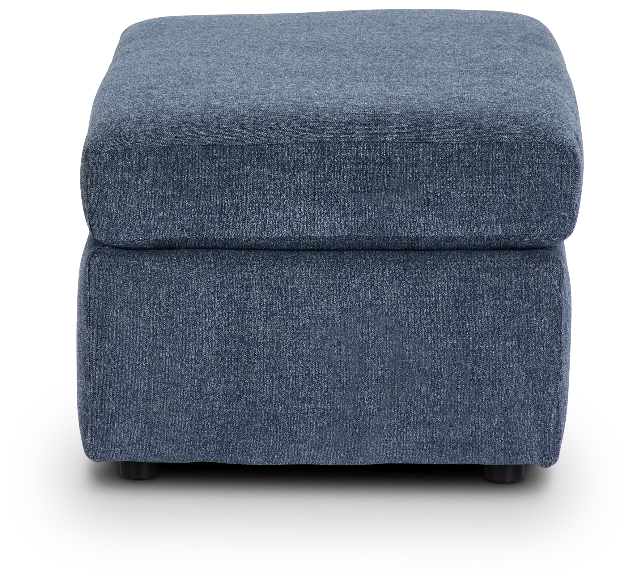 Noah Blue Fabric Ottoman