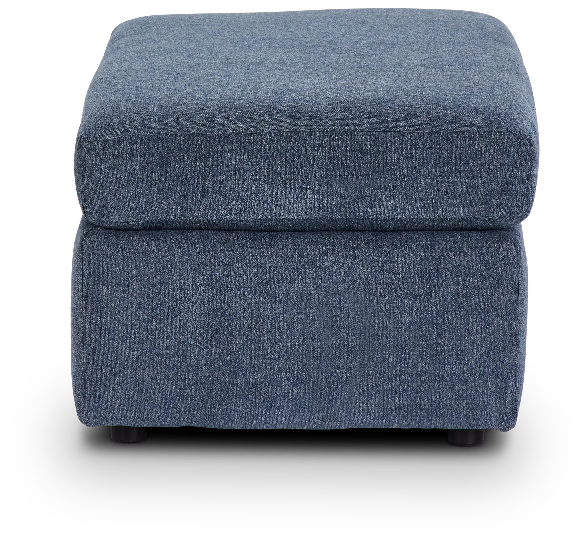 Noah Blue Fabric Ottoman Noah Blue Fabric Ottoman