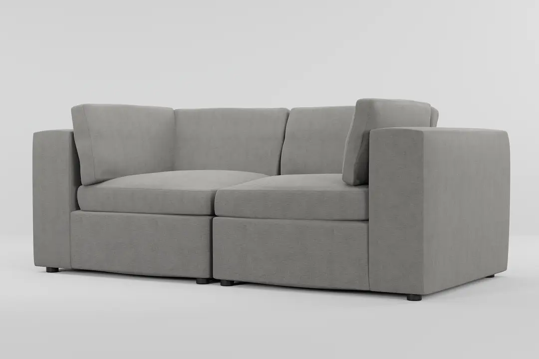 Destin Maguire Gray Fabric 2-piece Modular Sofa Destin Maguire Gray Fabric 2-piece Modular Sofa