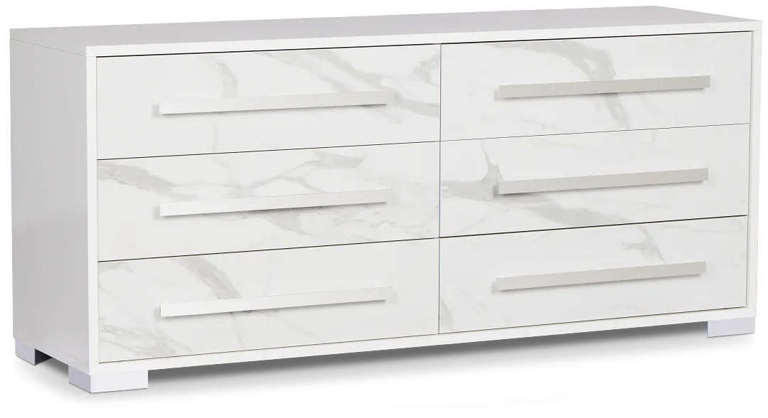 Modena White Dresser
