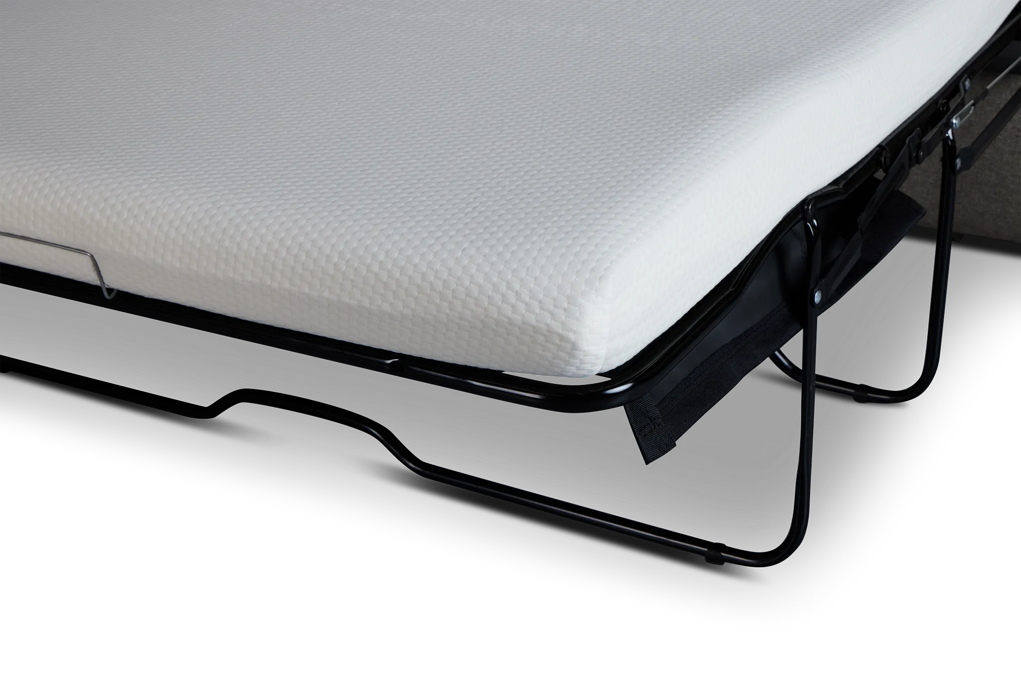 Asheville Brown Fabric Left Chaise Memory Foam Sleeper Sectional