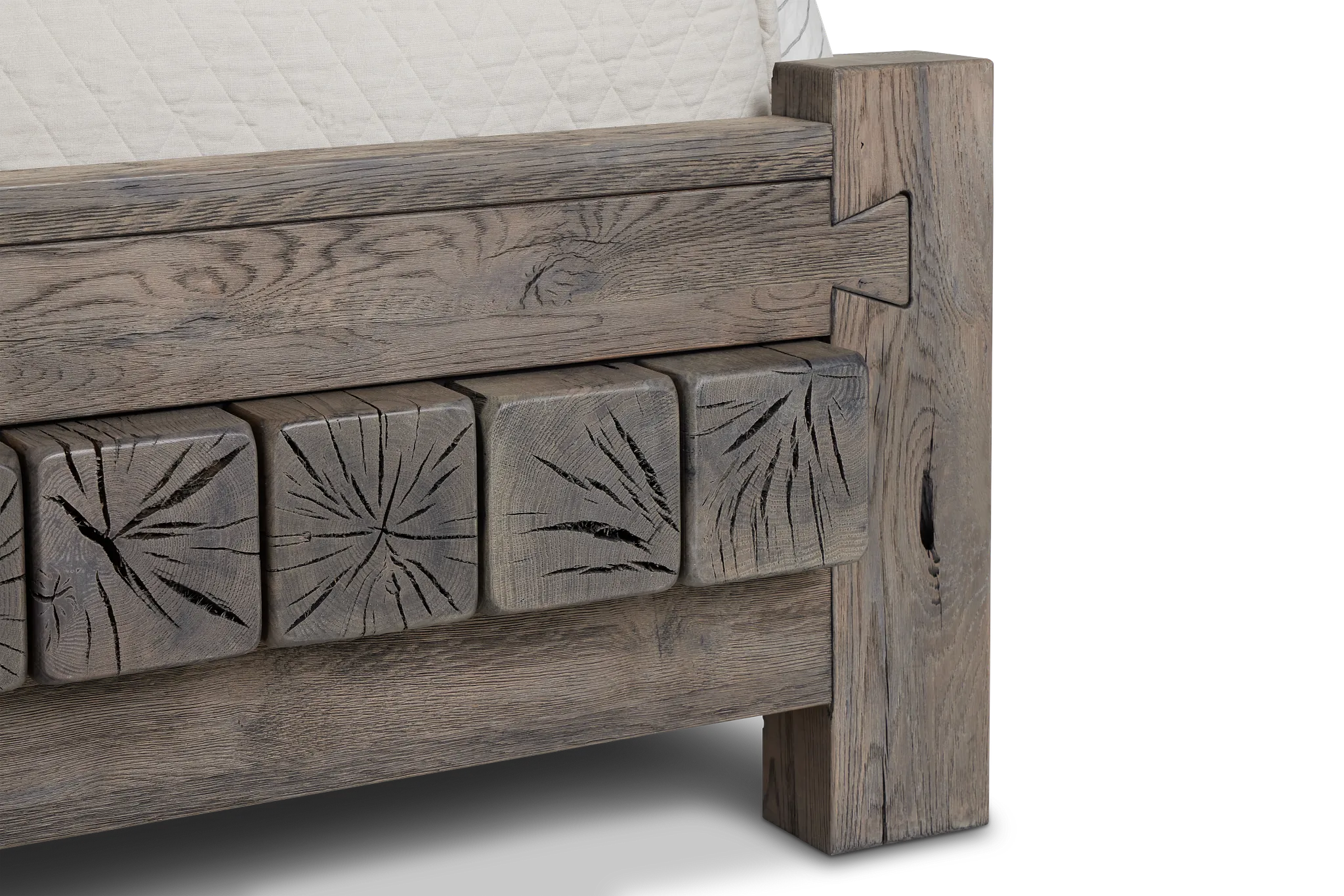 Salt Lake Gray Platform Bed