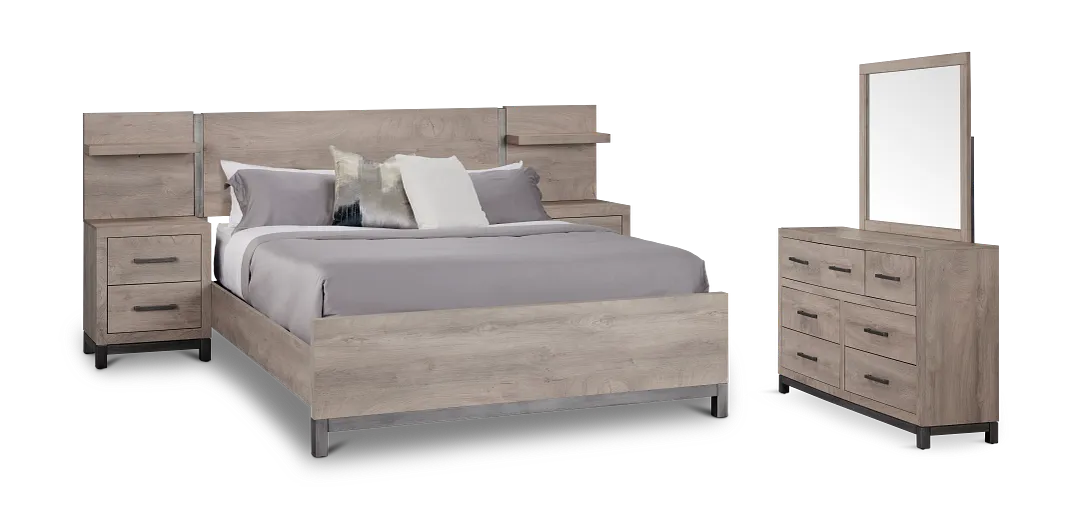 Evanston Gray Spread Bedroom