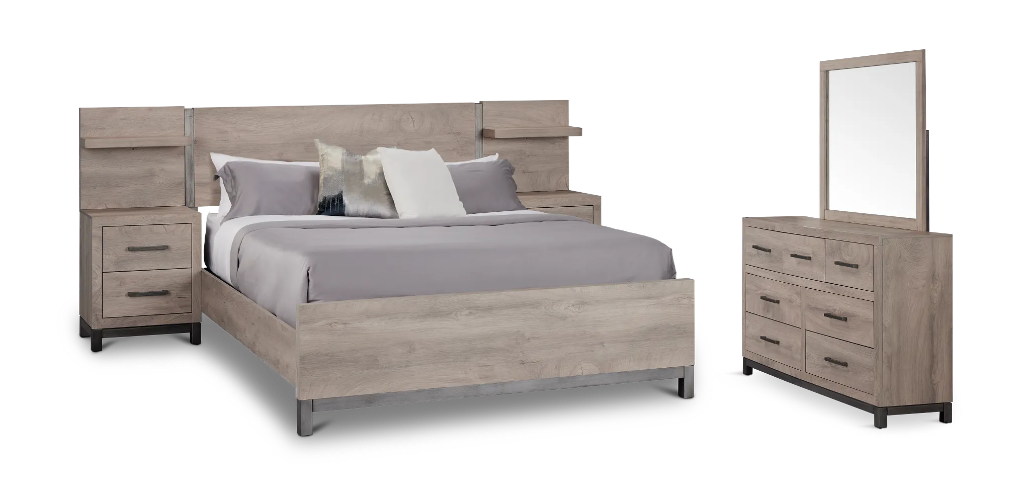 Evanston Gray Spread Bedroom