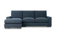 Edgewater Elite Blue Left Chaise Sectional