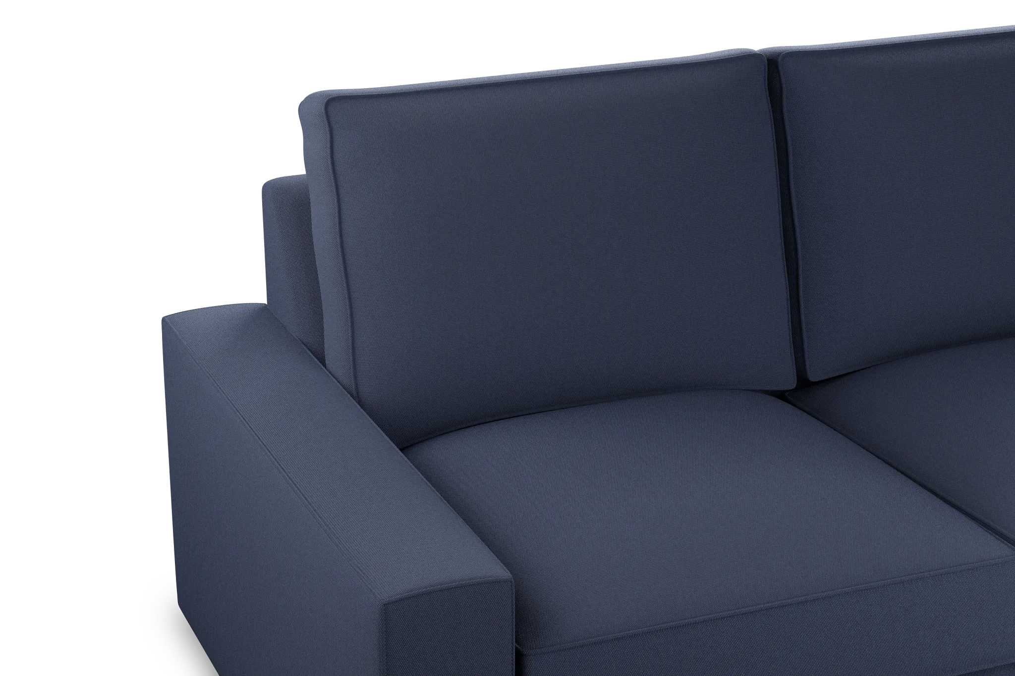 Edgewater Peyton Dark Blue Large Two-arm Sectional