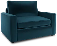 Siesta Joya Teal Fabric Memory Foam Sleeper