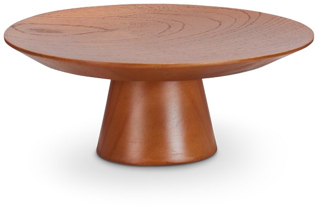 Cecilia Mid Tone Wood Cake Stand