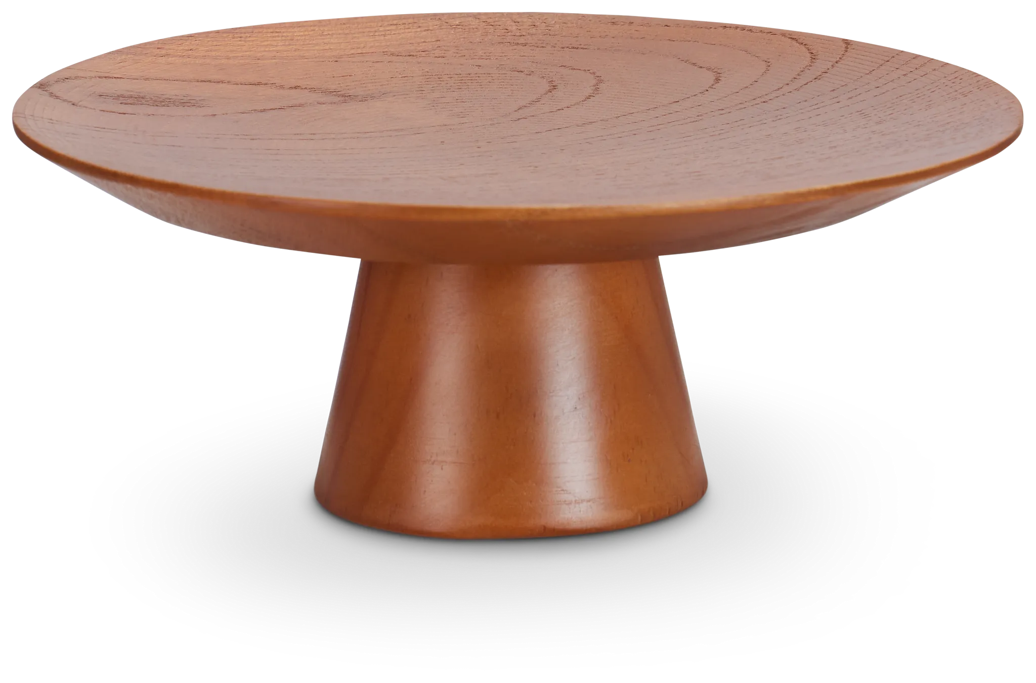 Cecilia Mid Tone Wood Cake Stand