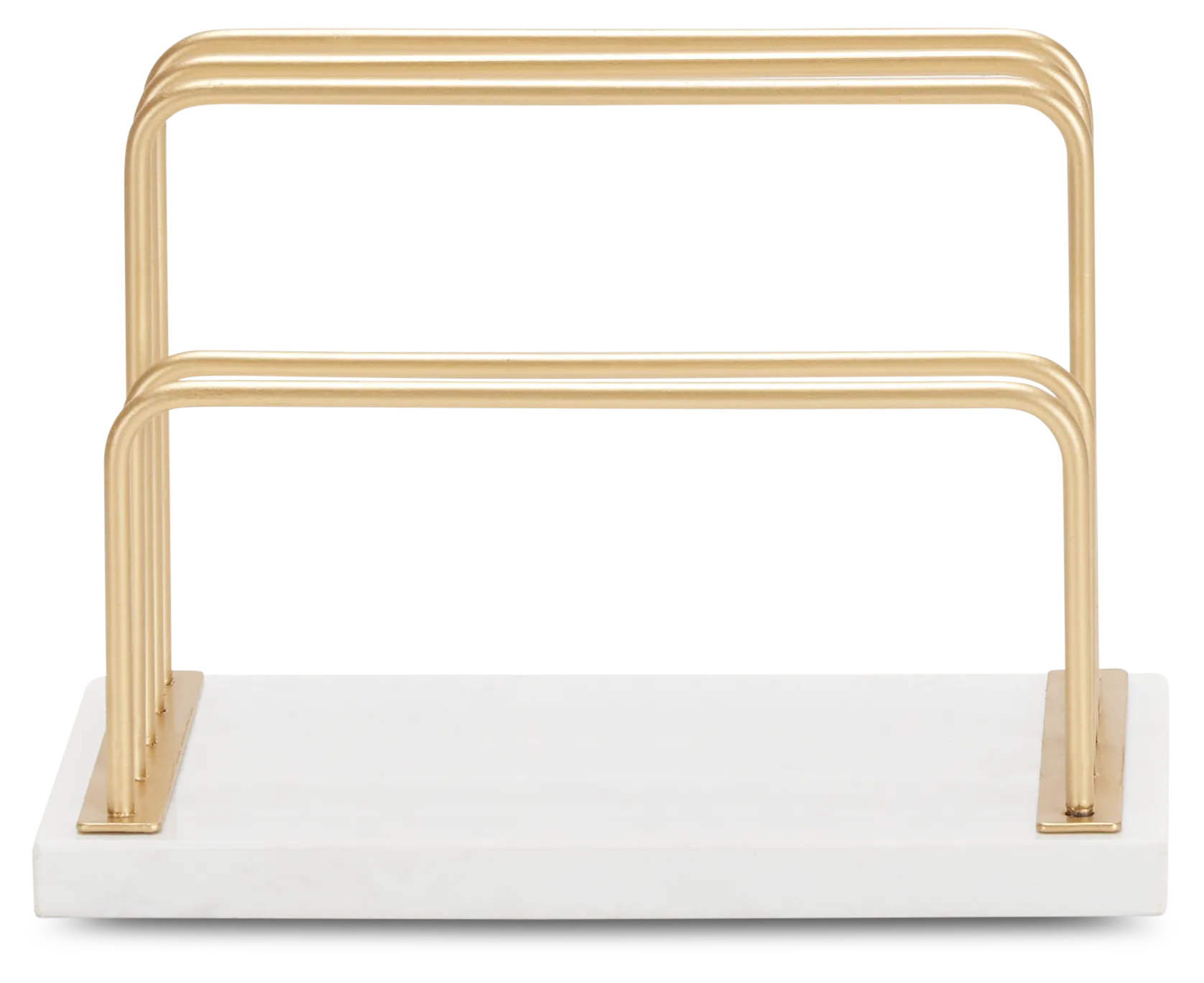 Lori Gold White File Organizer