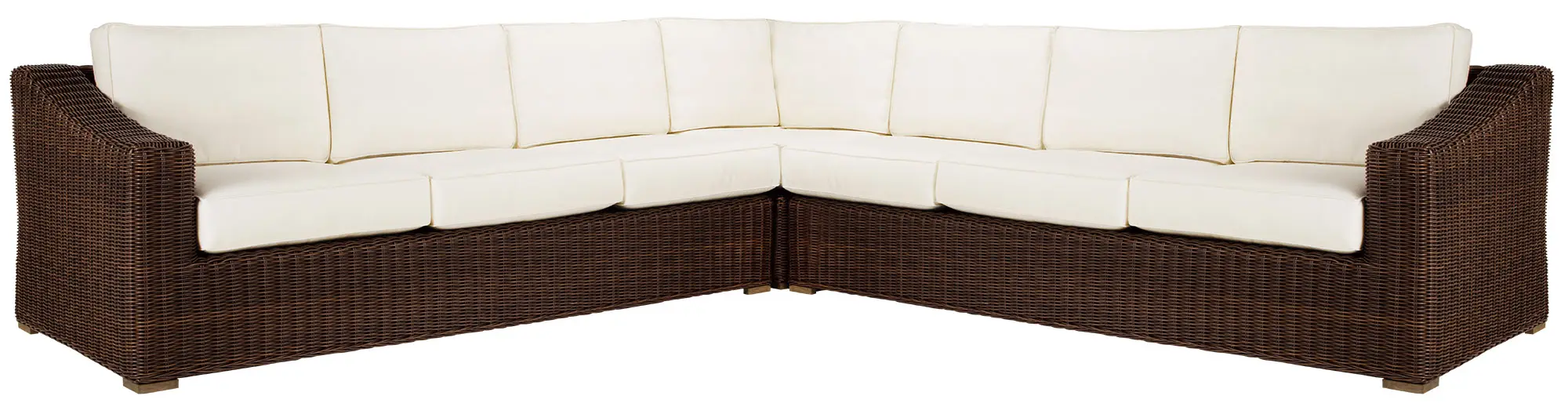 Canyon Dark Brown White Large Two-arm Sectional Canyon Dark Brown White Large Two-arm Sectional