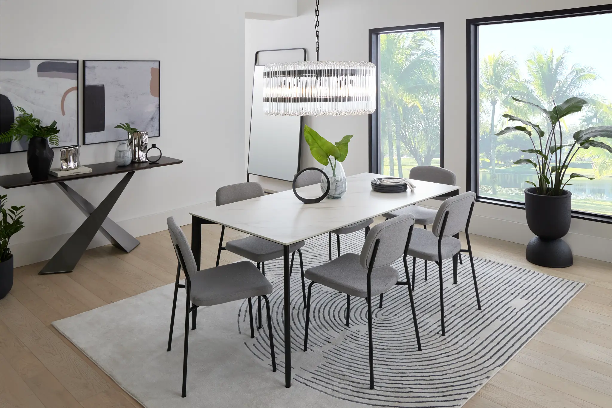 Andover White Rectangular Table Andover White Rectangular Table