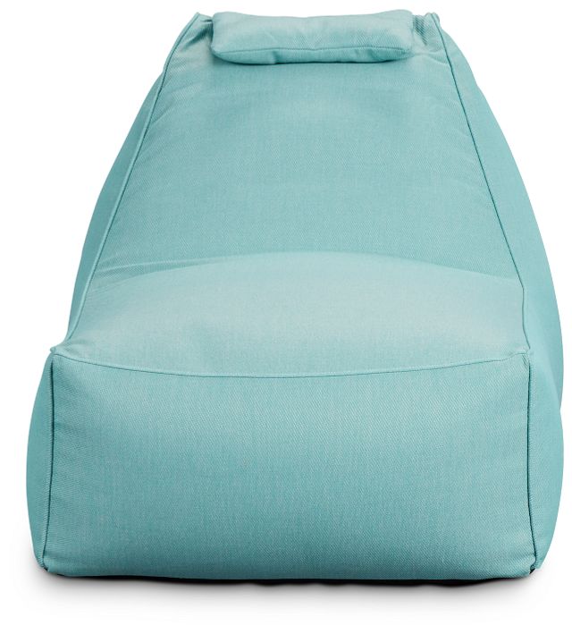 Castaway Blue Bean Bag Chaise