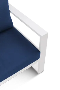 Lisbon Navy Aluminum Chair
