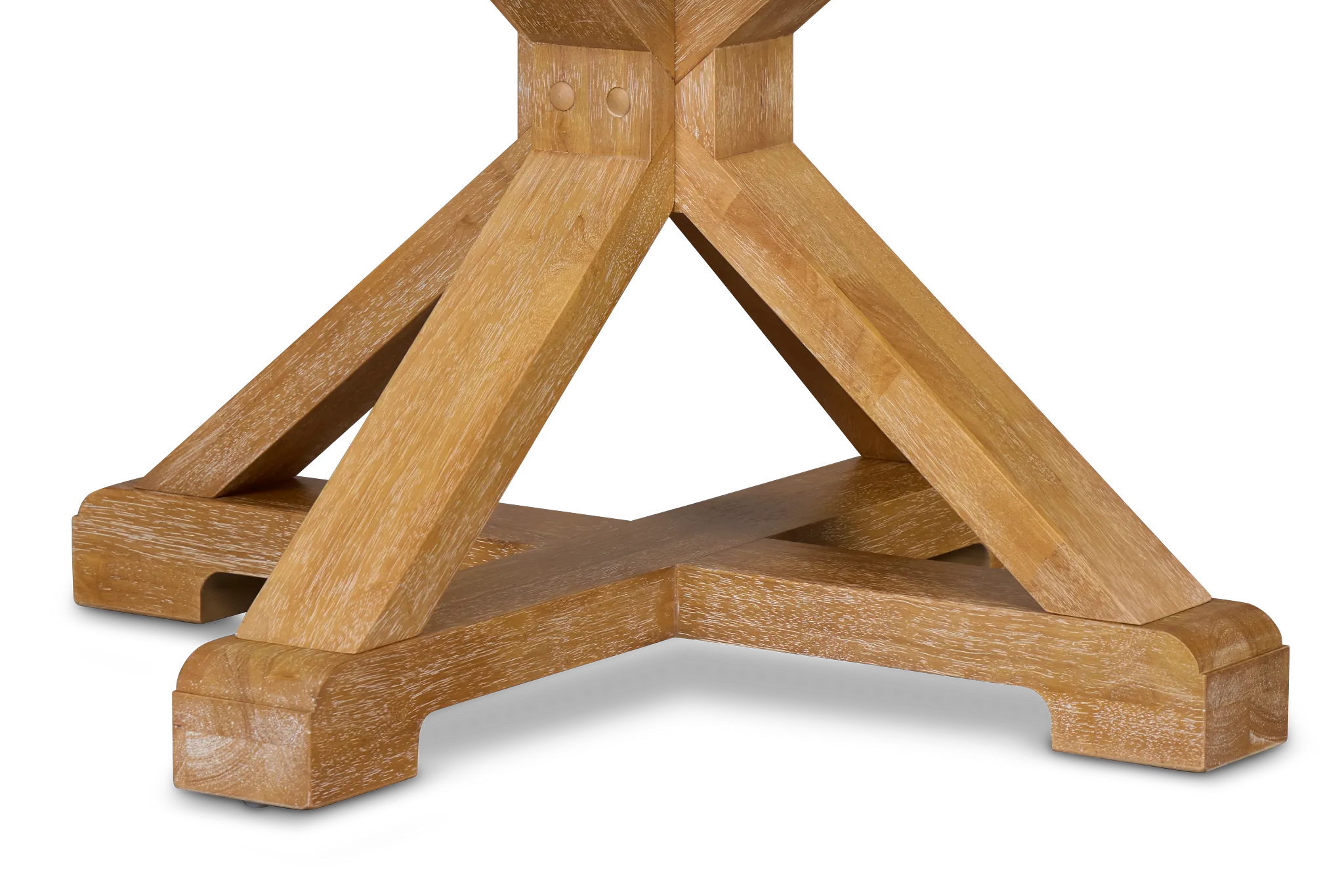 Nantucket Two-tone White Round Table