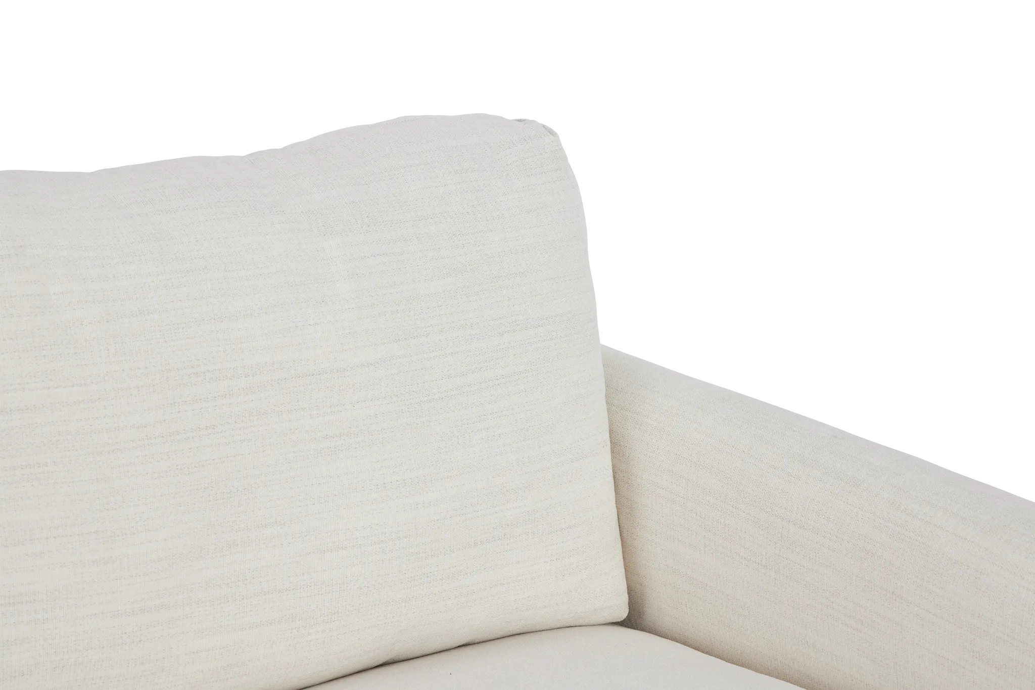 Noah Ivory Fabric Loveseat