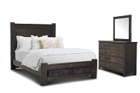Salt Lake Dark Tone Platform Bedroom