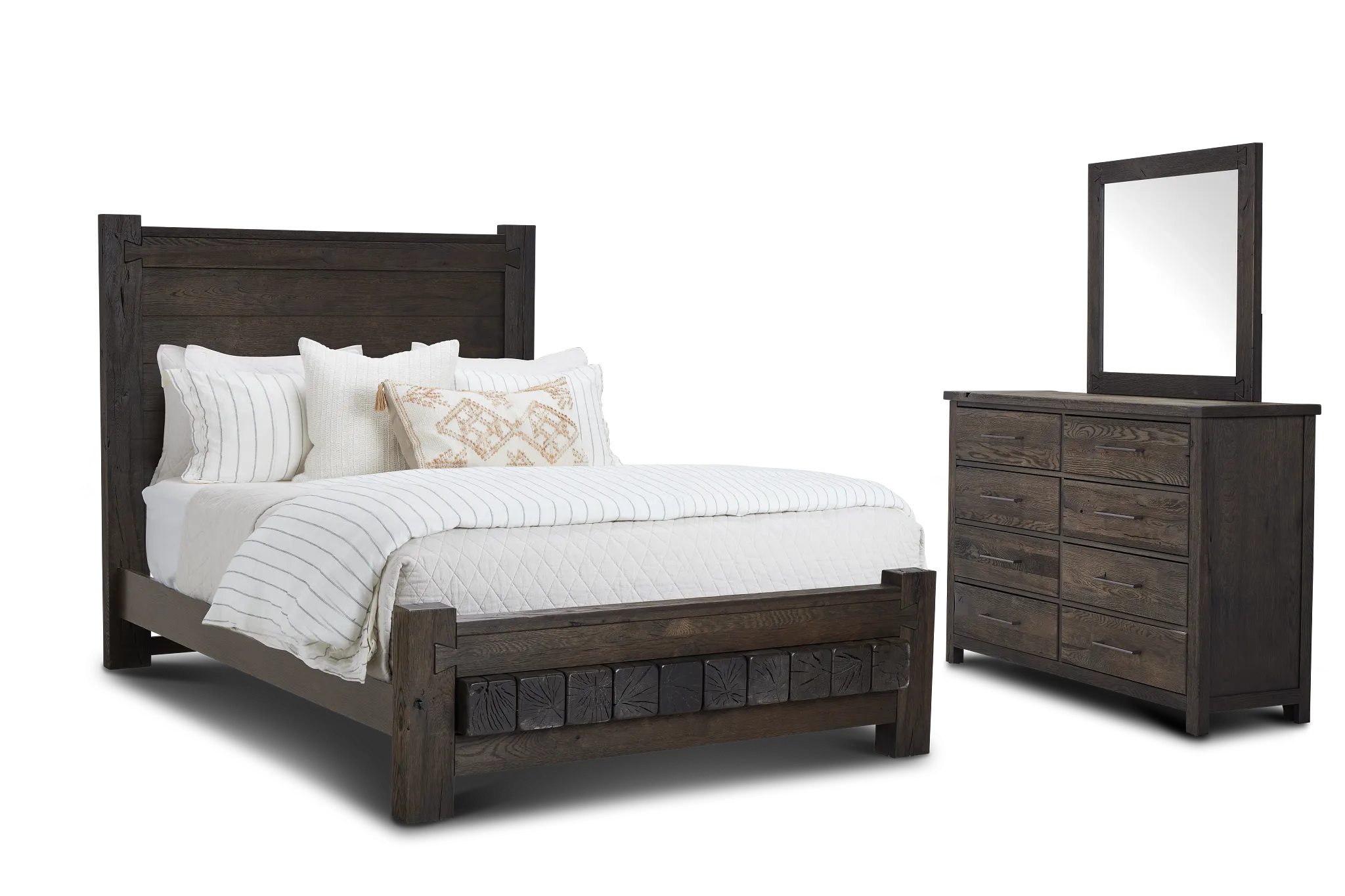 Salt Lake Dark Tone Platform Bedroom