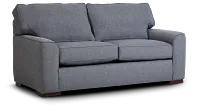 Austin Blue Fabric Loveseat