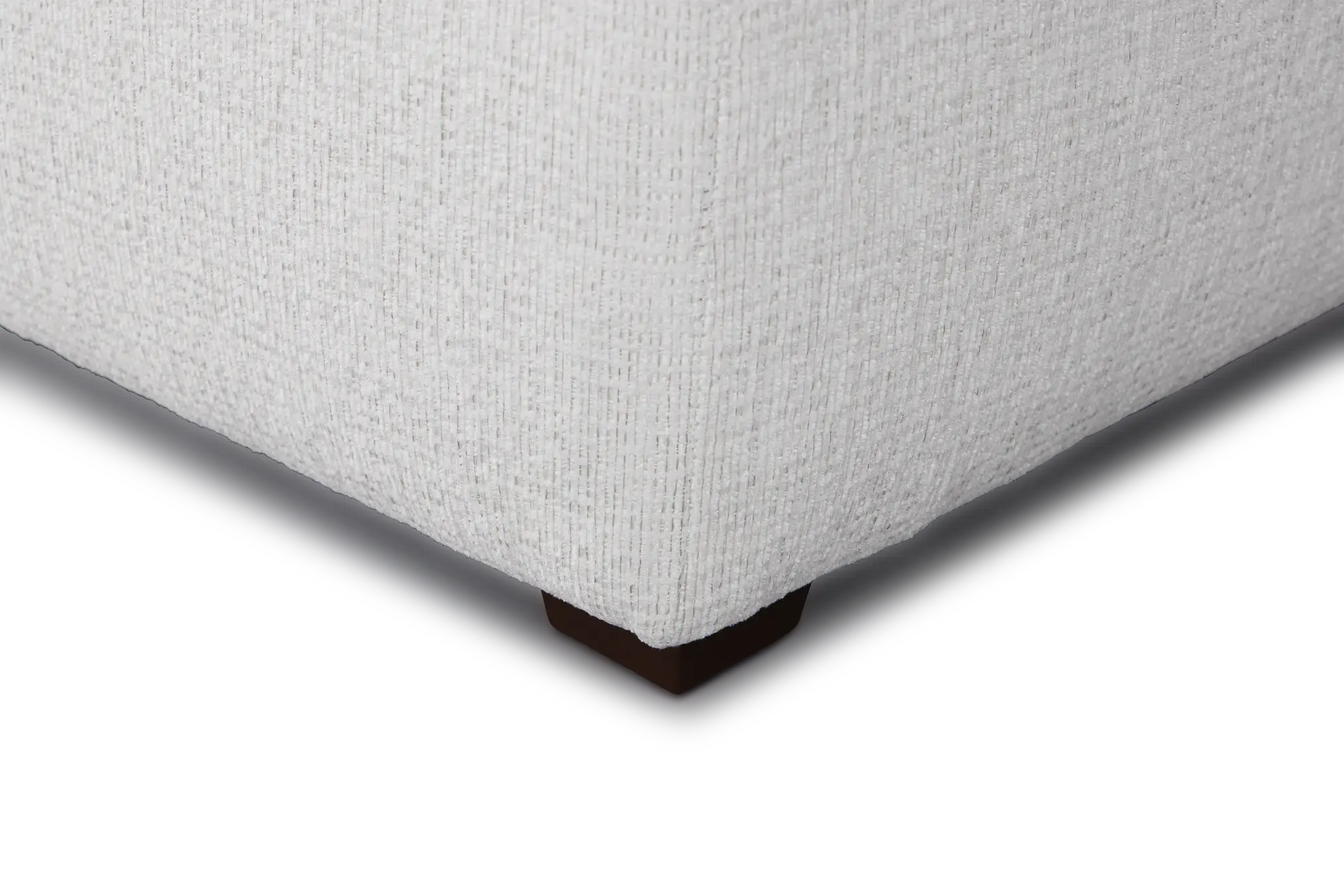 Avalon White Fabric Ottoman Avalon White Fabric Ottoman