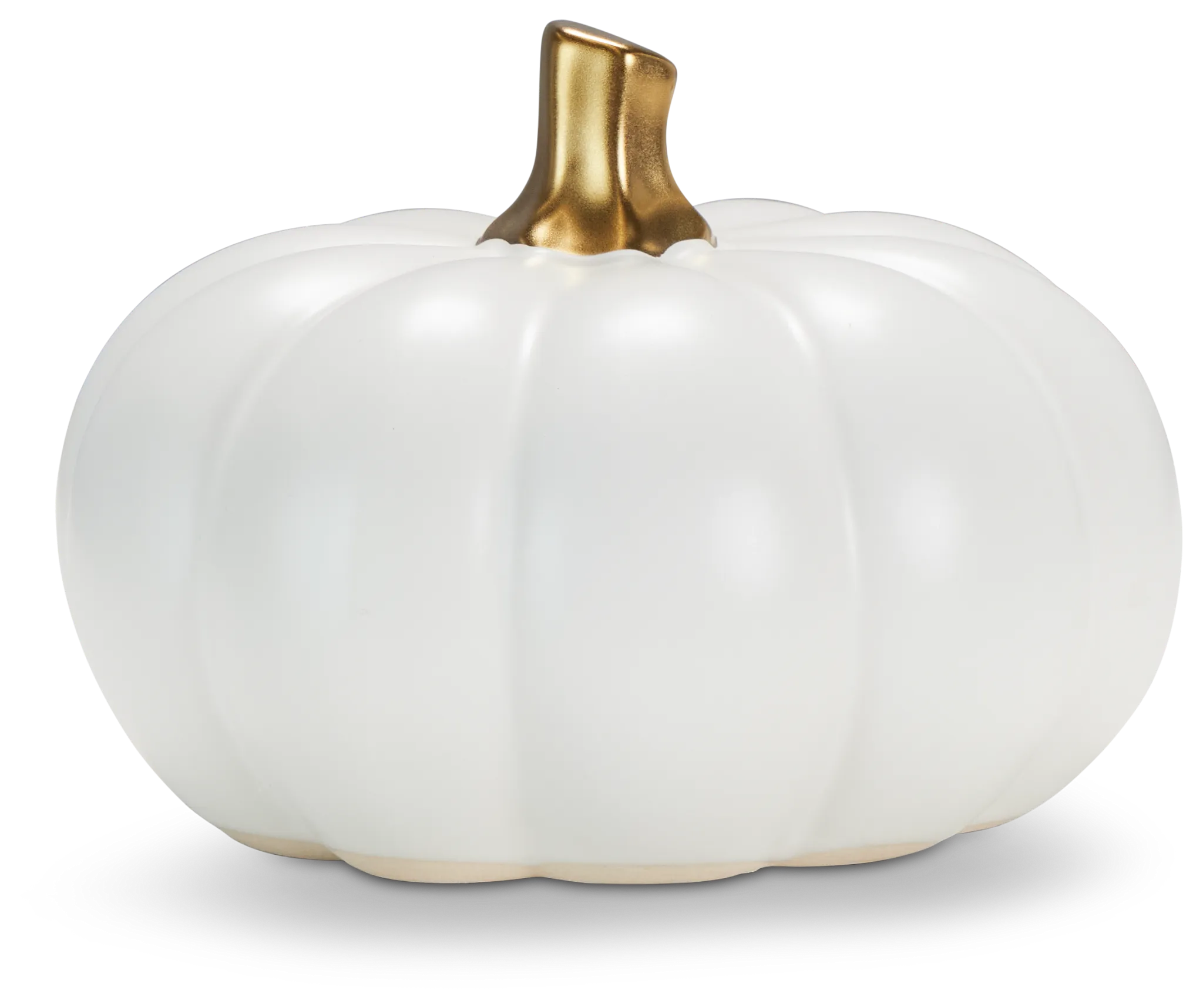 Pumpkin White Medium Tabletop Accessory