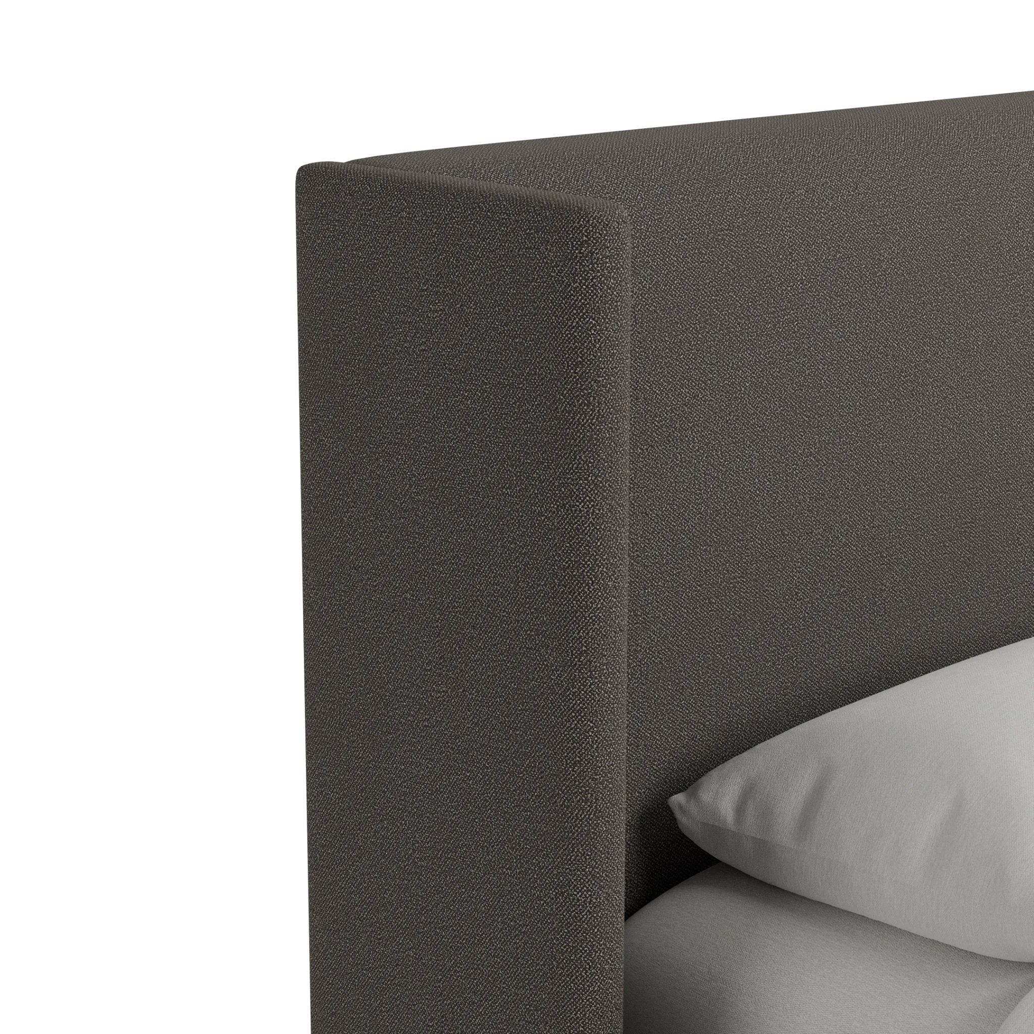 Captiva Elite Dark Gray 48" Upholstered Shelter Bed