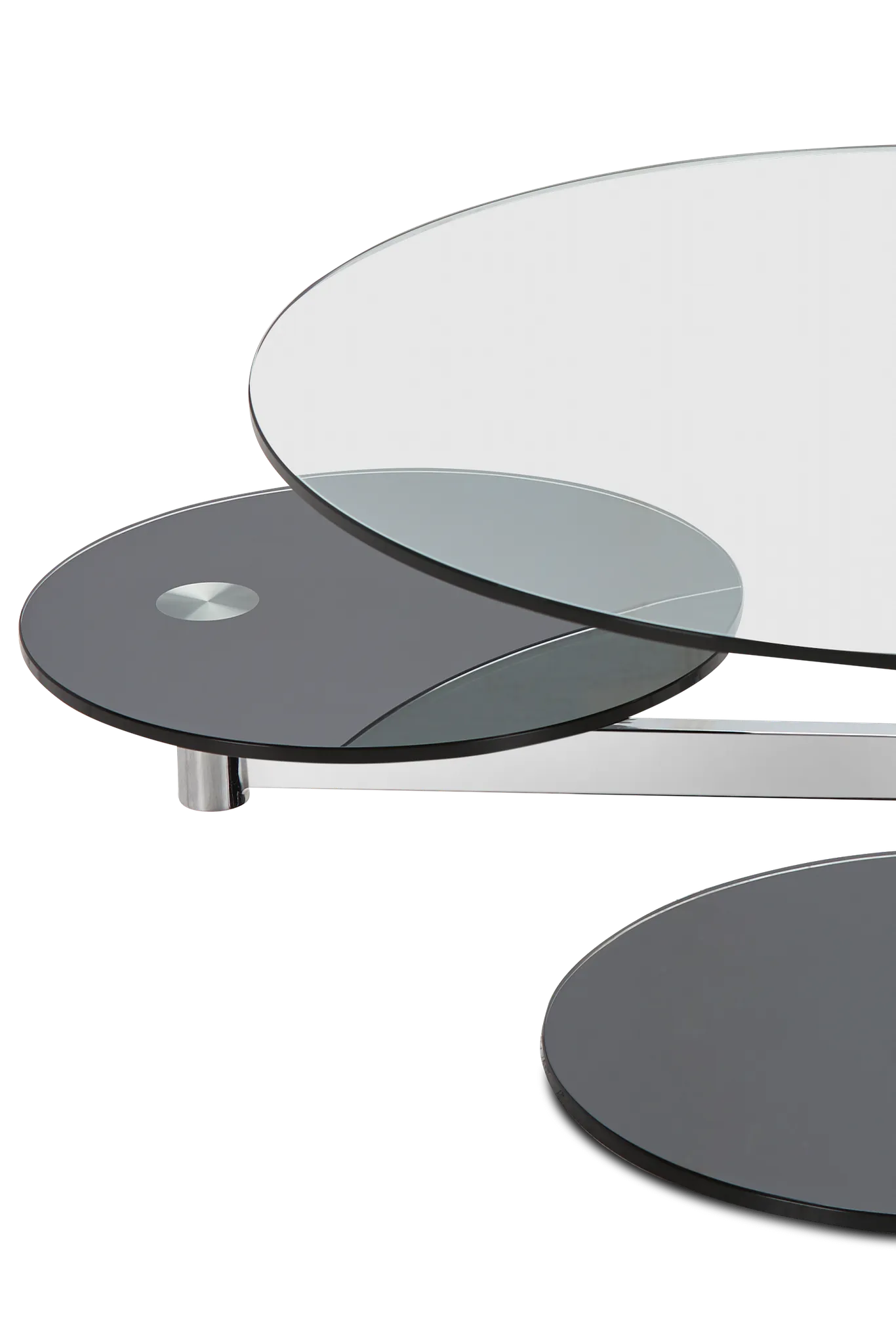 Dalston Glass Round Coffee Table