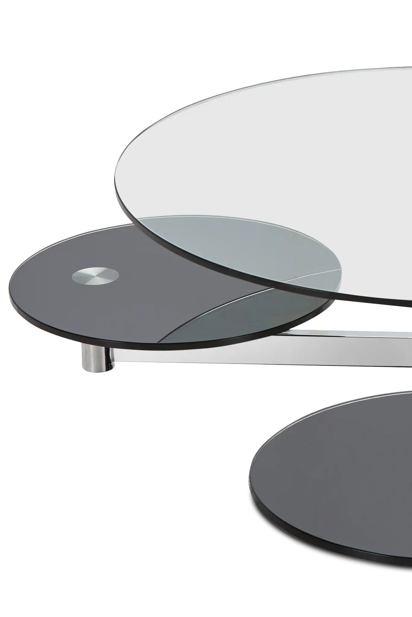 Dalston Glass Round Coffee Table Dalston Glass Round Coffee Table