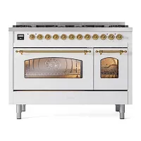 Ilve Nostalgie Ii 48" White Gas Range