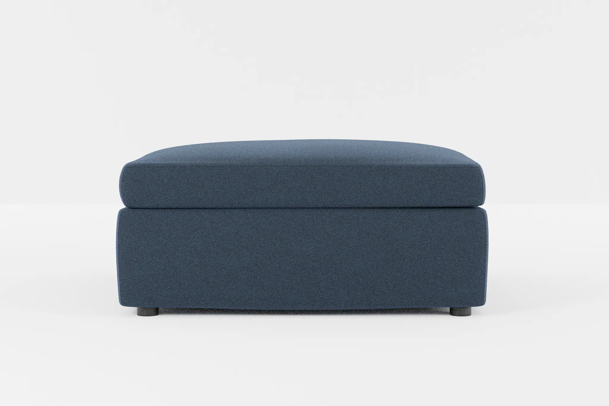 Destin Elite Dark Blue Fabric Cocktail Ottoman Destin Elite Dark Blue Fabric Cocktail Ottoman