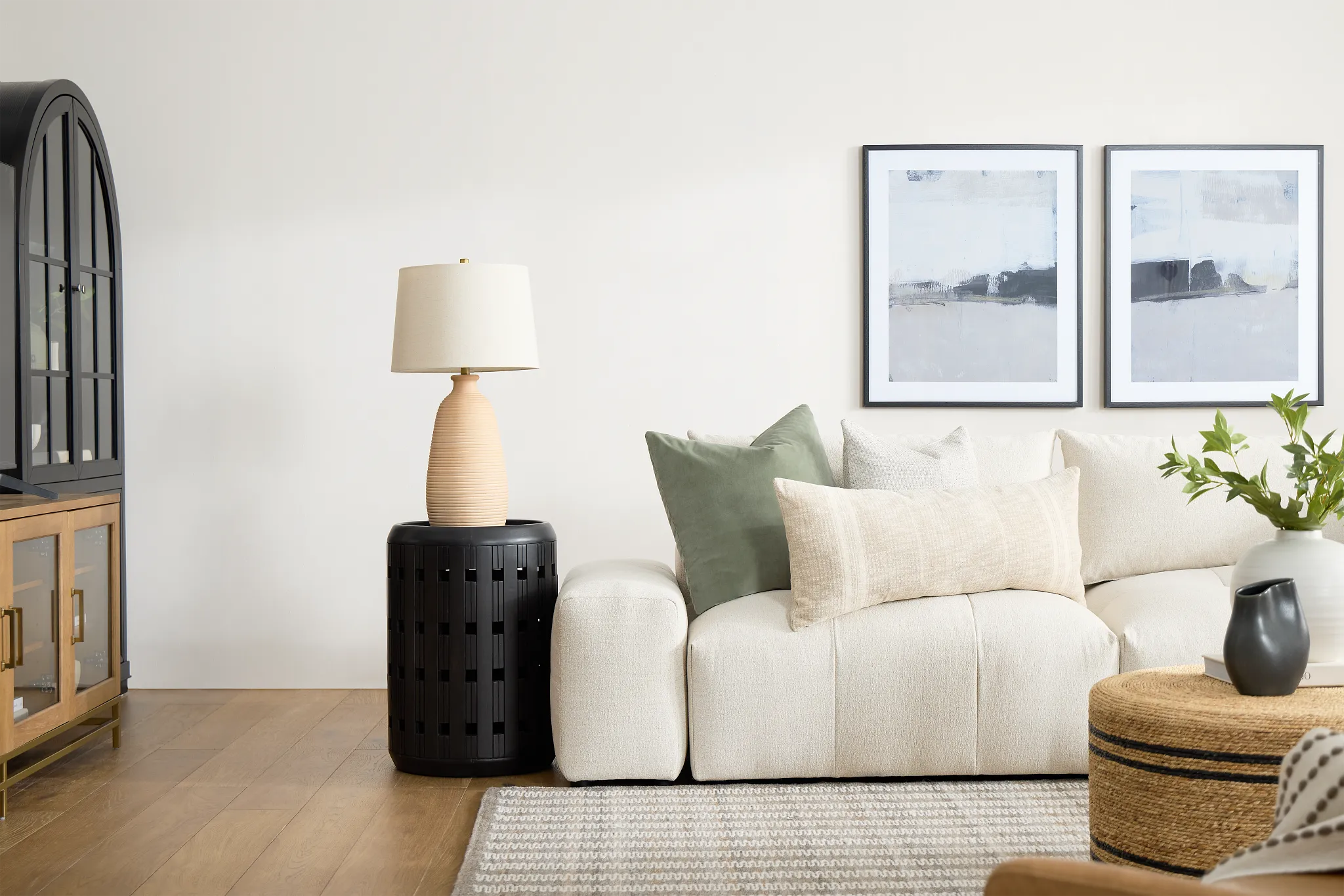 Provo Dark Tone Round End Table