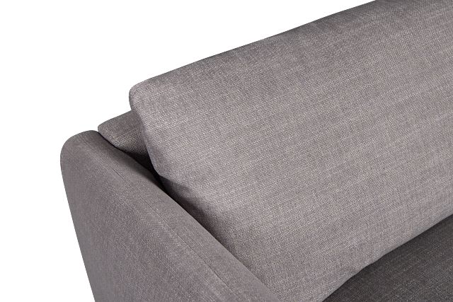 Serena Gray Fabric Left Chair