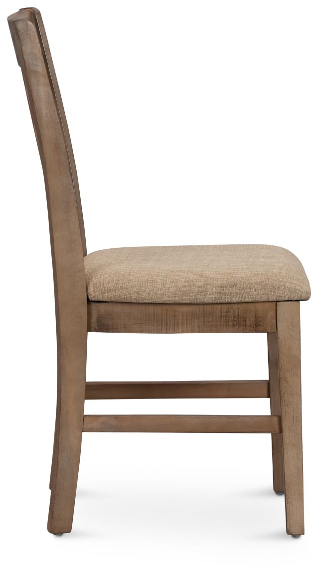 Augusta Light Gray Upholstered Desk Chair