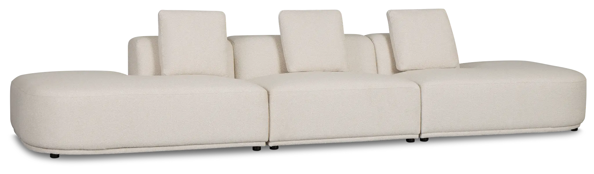 Catalina Beige Fabric 3-piece Modular Sofa Catalina Beige Fabric 3-piece Modular Sofa